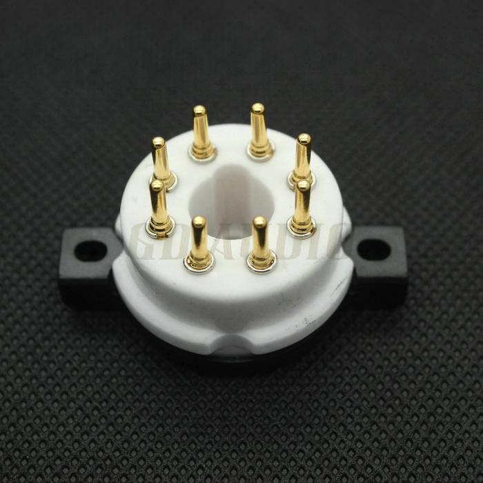 8pin High Quality Ceramic Tube Socket For Kt88el3465506v66l6kt66